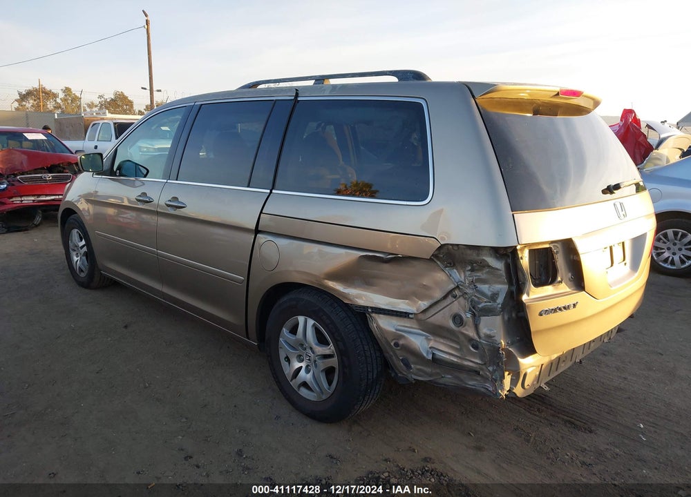 2006 HONDA ODYSSEY EX VIN: 5FNRL38486B055071