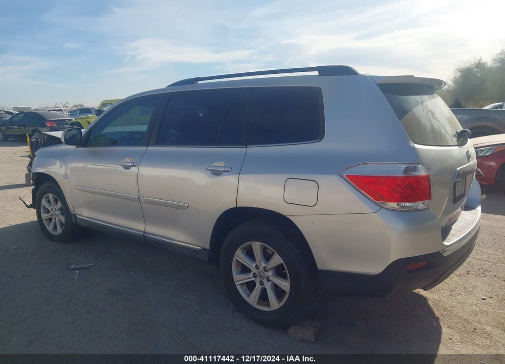 2012 TOYOTA HIGHLANDER SE VIN: 5TDBK3EH5CS125130