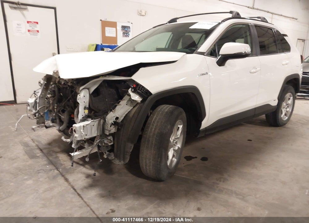 2021 TOYOTA RAV4 HYBRID XLE VIN: 2T3RWRFV7MW128234