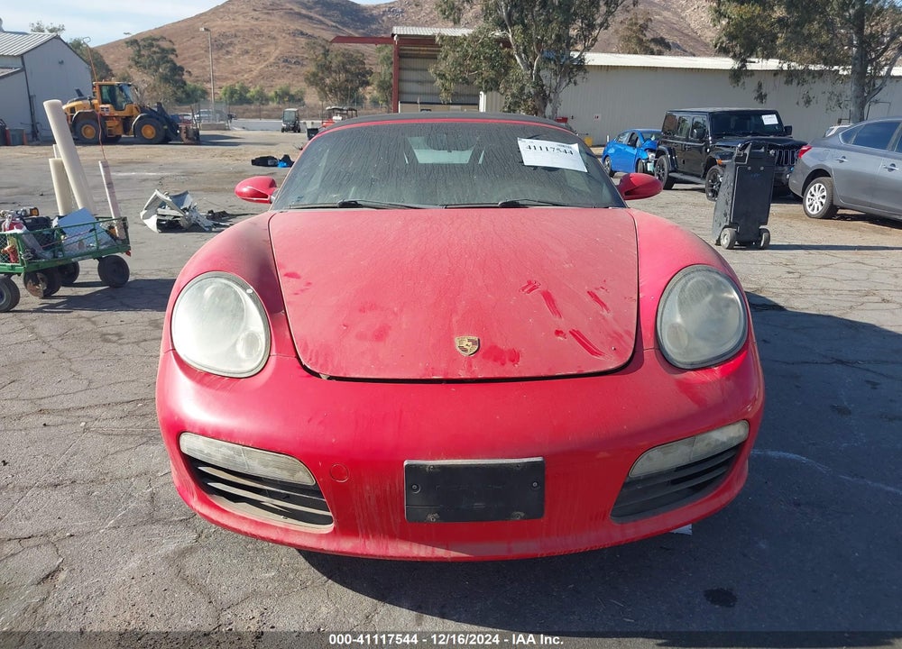 2005 PORSCHE BOXSTER VIN: WP0CA29895S710654