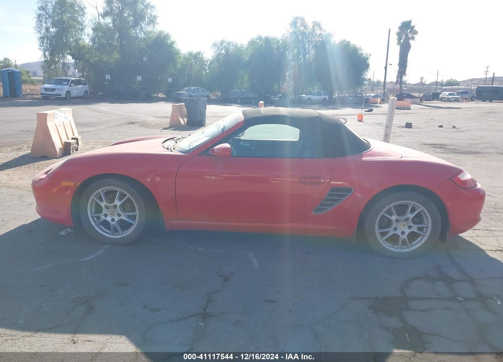 2005 PORSCHE BOXSTER VIN: WP0CA29895S710654
