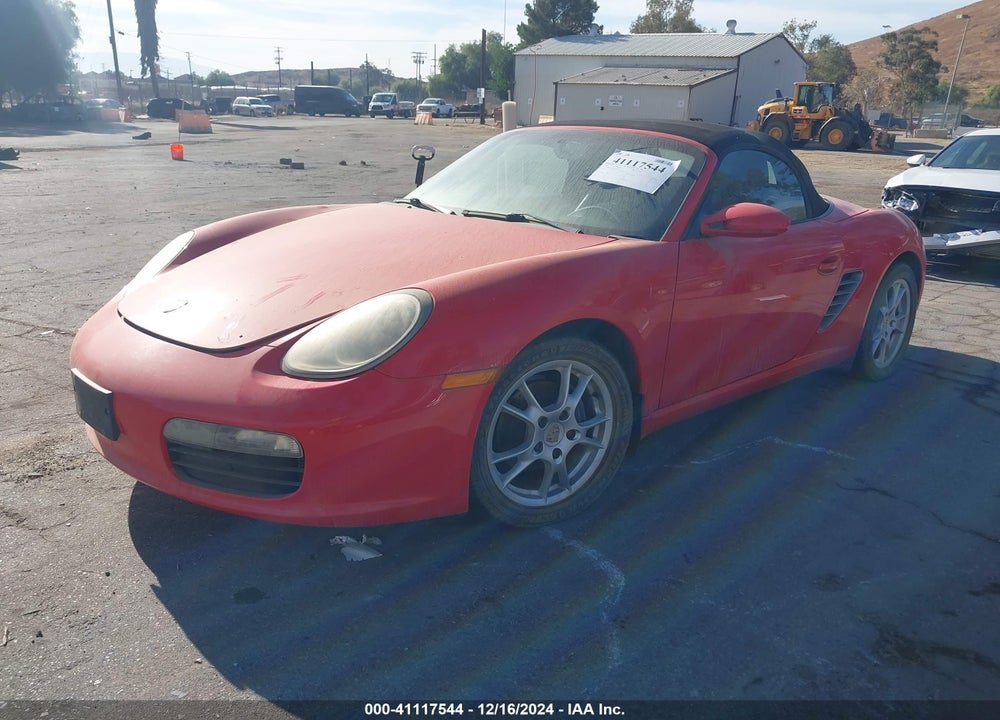 2005 PORSCHE BOXSTER VIN: WP0CA29895S710654
