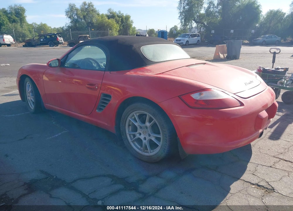 2005 PORSCHE BOXSTER VIN: WP0CA29895S710654