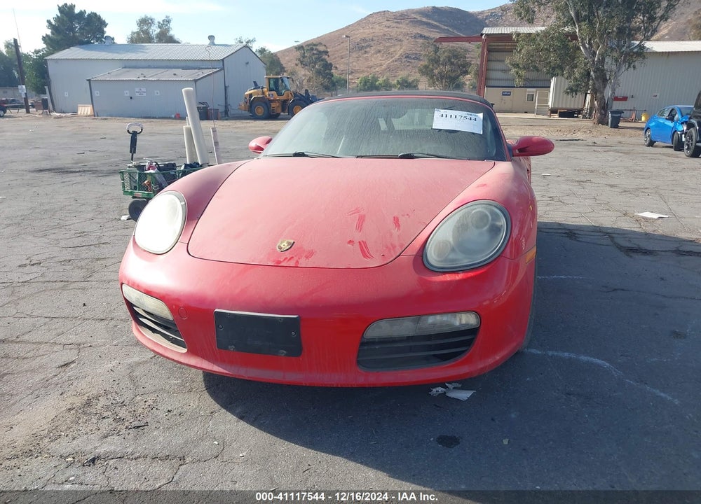 2005 PORSCHE BOXSTER VIN: WP0CA29895S710654