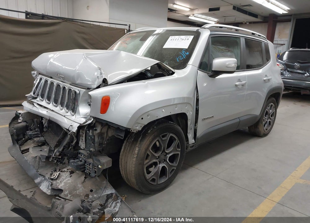 2016 JEEP RENEGADE LIMITED VIN: ZACCJADT3GPC77105