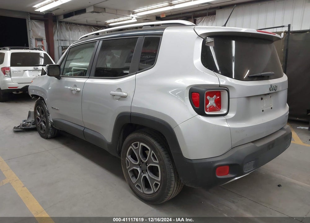 2016 JEEP RENEGADE LIMITED VIN: ZACCJADT3GPC77105