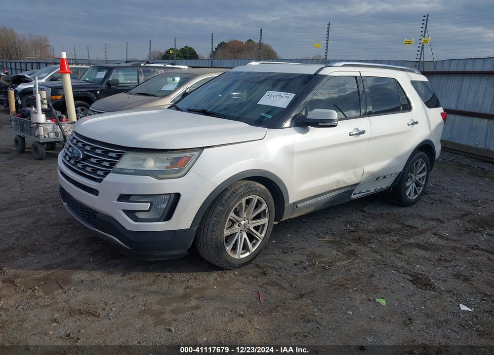 2016 FORD EXPLORER LIMITED VIN: 1FM5K7F89GGB98371