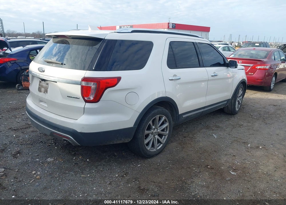 2016 FORD EXPLORER LIMITED VIN: 1FM5K7F89GGB98371