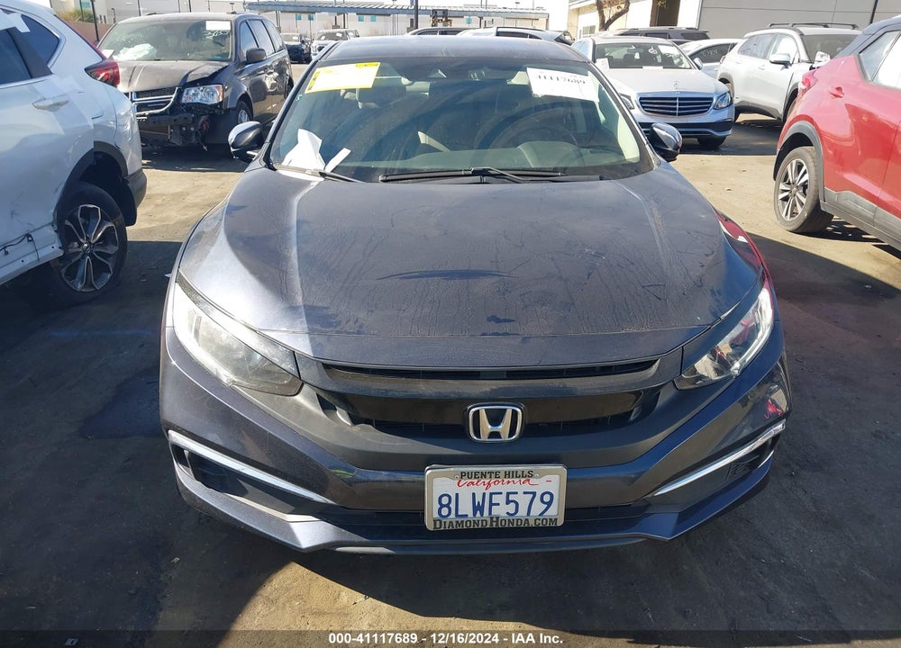2019 HONDA CIVIC LX VIN: 2HGFC2F60KH555927