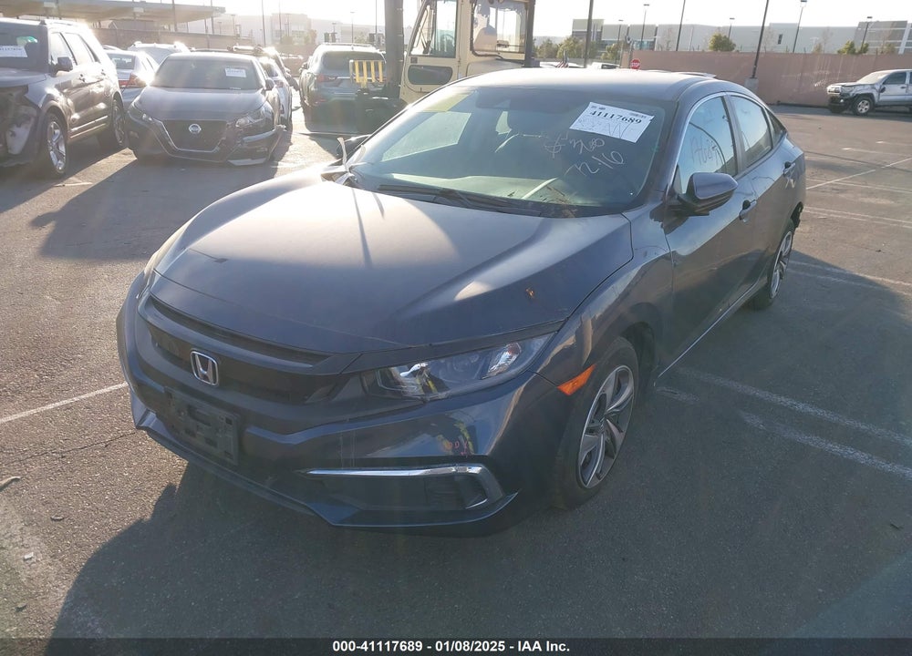 2019 HONDA CIVIC LX VIN: 2HGFC2F60KH555927