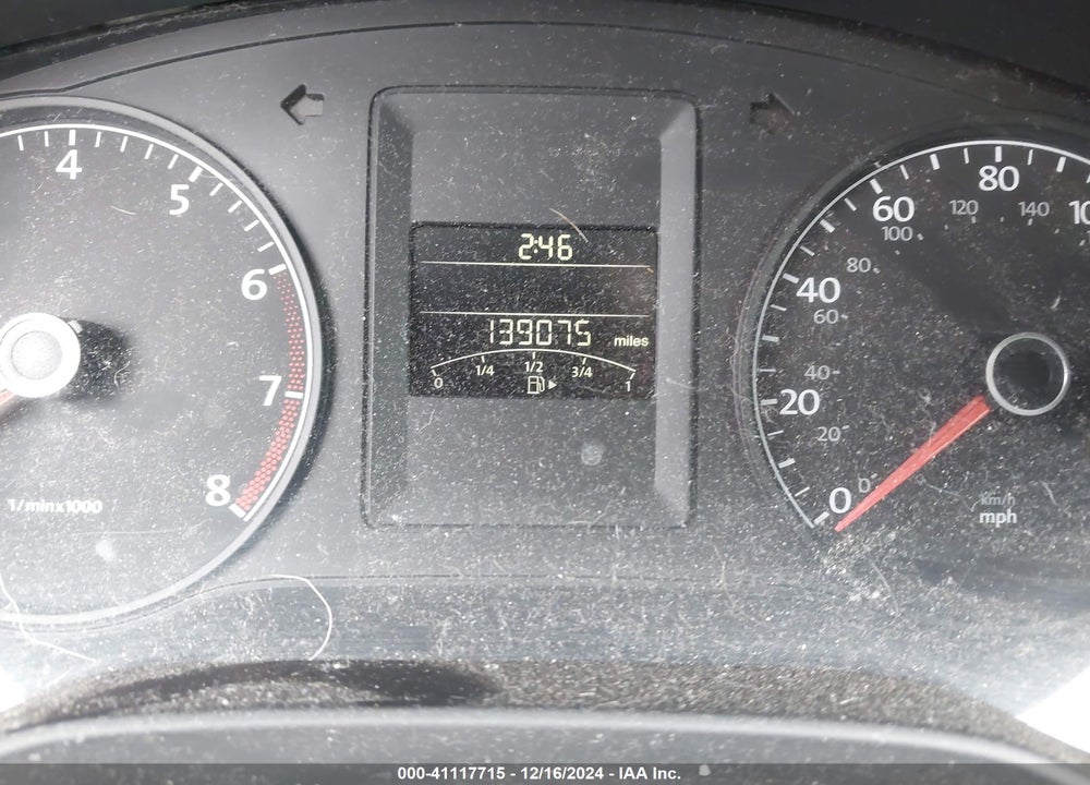 2012 VOLKSWAGEN JETTA 2.0L S VIN: 3VW2K7AJ8CM321950