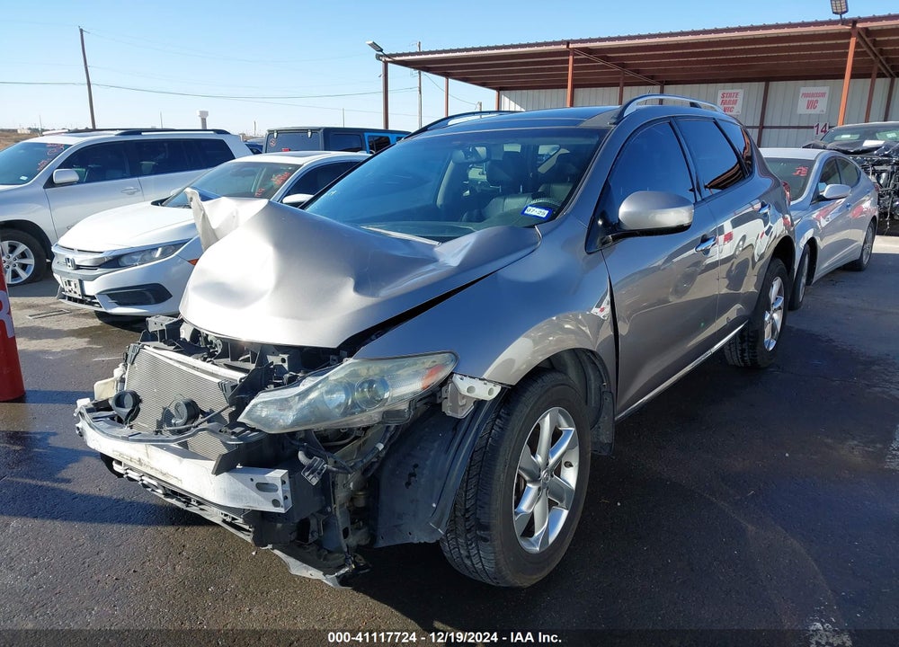 2010 NISSAN MURANO SL VIN: JN8AZ1MUXAW015198