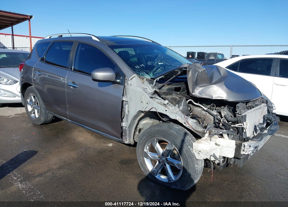 2010 NISSAN MURANO SL VIN: JN8AZ1MUXAW015198