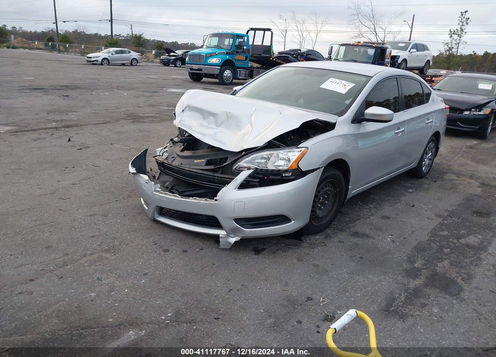 2014 NISSAN SENTRA SV VIN: 3N1AB7AP5EY291923