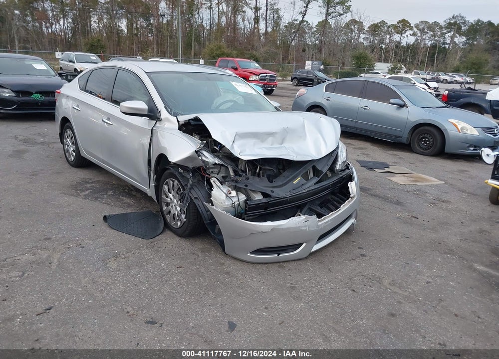 2014 NISSAN SENTRA SV VIN: 3N1AB7AP5EY291923