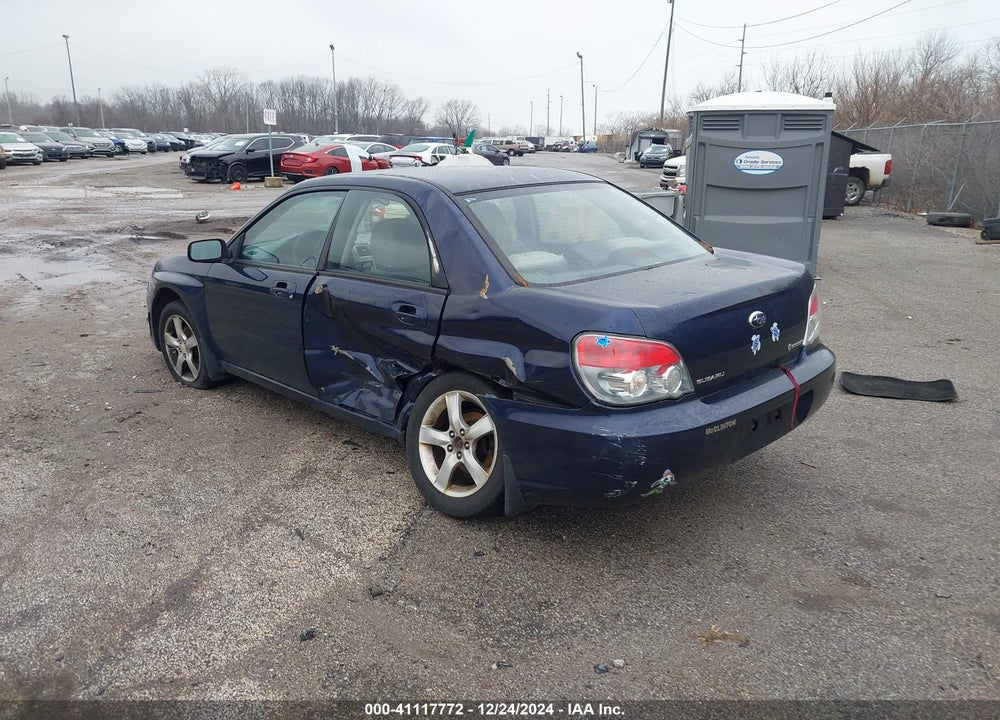 2006 SUBARU IMPREZA 2.5I VIN: JF1GD676X6H510260