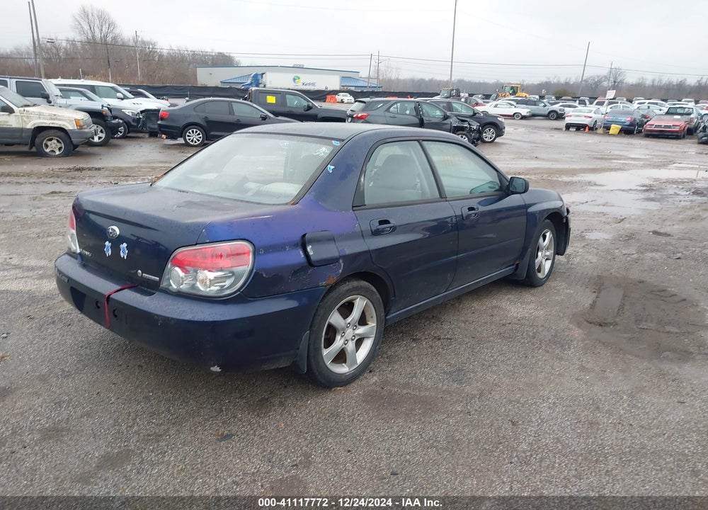 2006 SUBARU IMPREZA 2.5I VIN: JF1GD676X6H510260