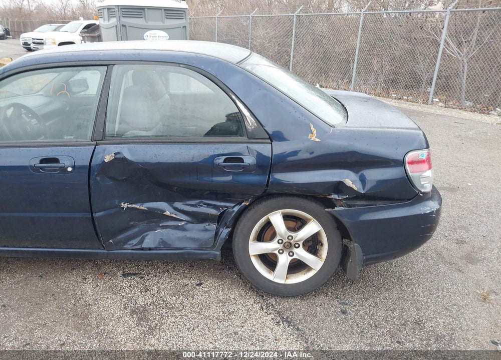 2006 SUBARU IMPREZA 2.5I VIN: JF1GD676X6H510260