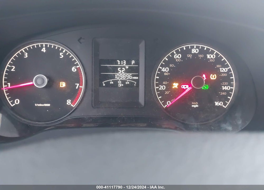 2011 VOLKSWAGEN JETTA 2.5L SE VIN: 3VWDZ7AJ0BM341600