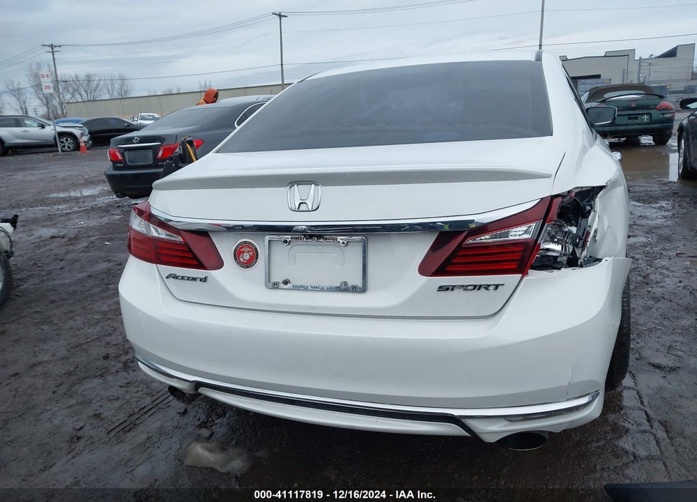 2016 HONDA ACCORD SPORT VIN: 1HGCR2F50GA198702
