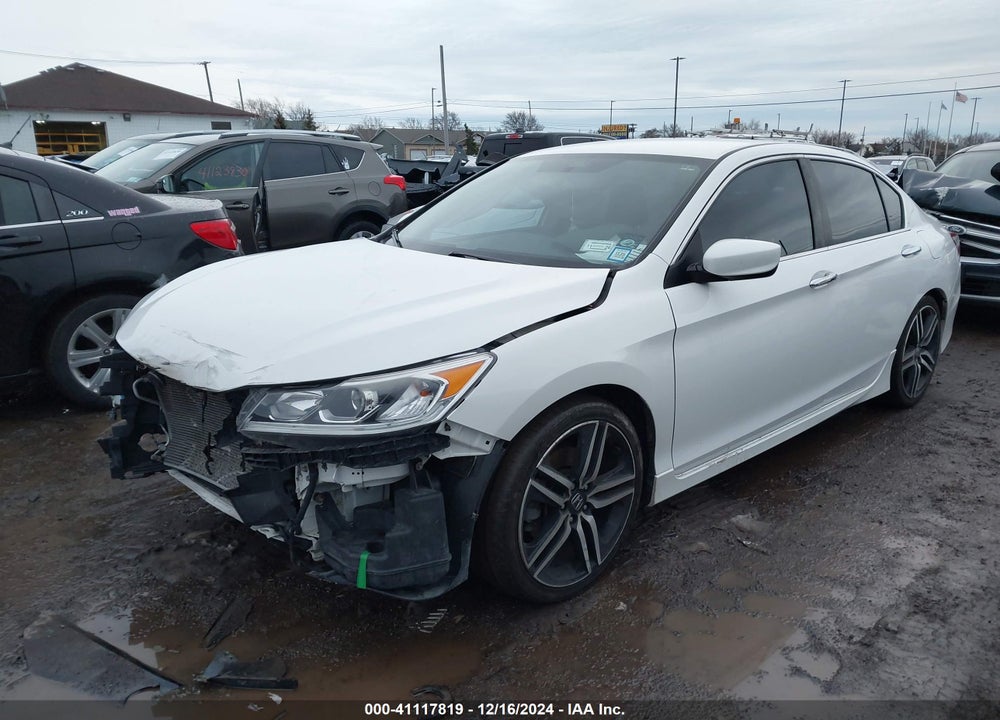 2016 HONDA ACCORD SPORT VIN: 1HGCR2F50GA198702