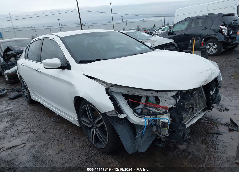 2016 HONDA ACCORD SPORT VIN: 1HGCR2F50GA198702