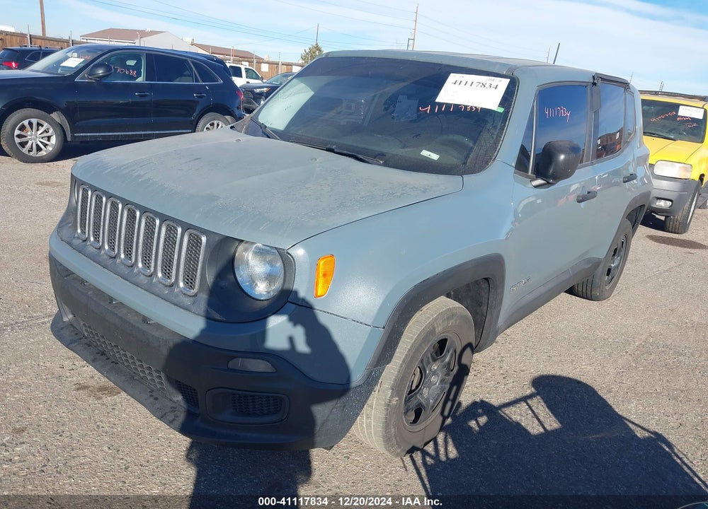 2017 JEEP RENEGADE SPORT 4X4 VIN: ZACCJBAH3HPF23545