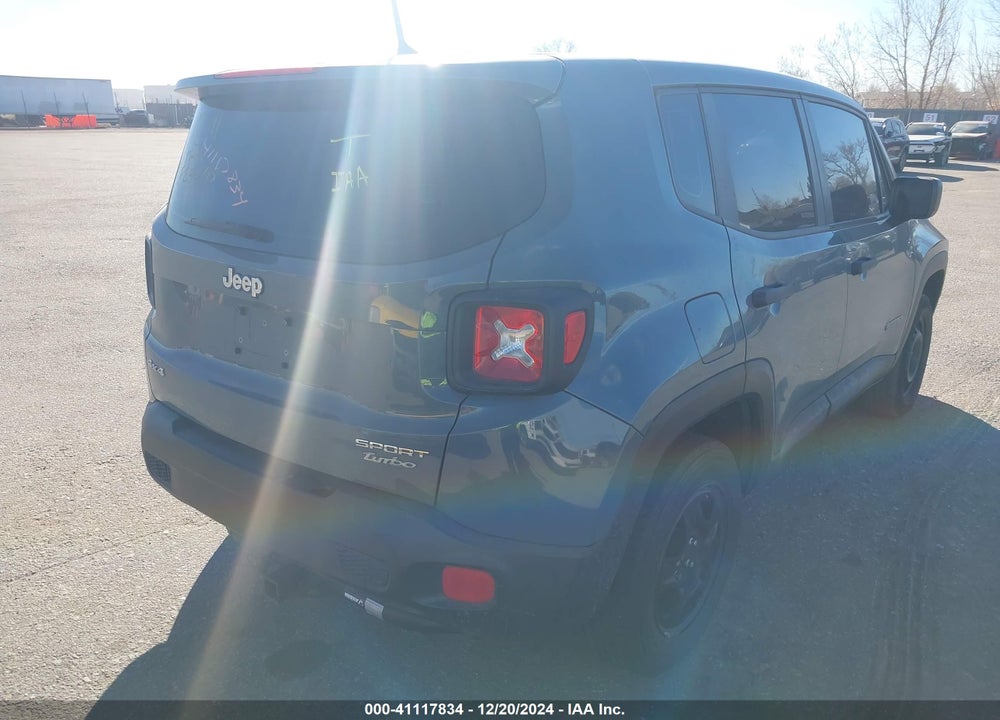 2017 JEEP RENEGADE SPORT 4X4 VIN: ZACCJBAH3HPF23545