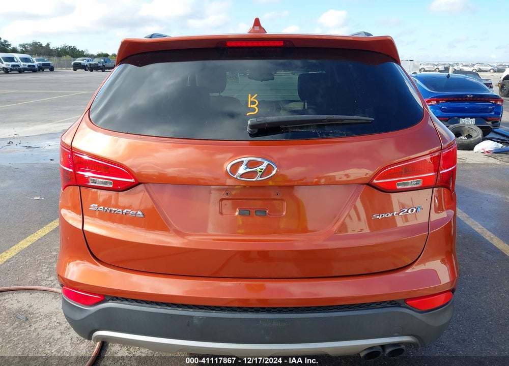 2013 HYUNDAI SANTA FE SPORT 2.0T VIN: 5XYZU3LAXDG093000