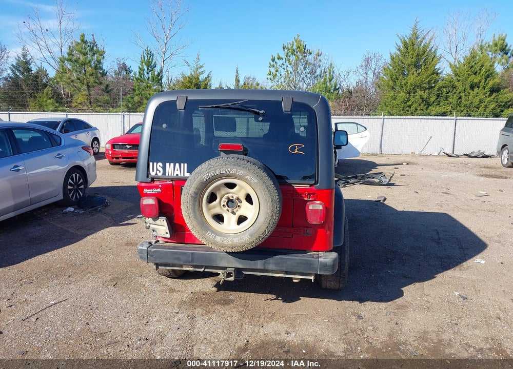 2006 JEEP WRANGLER SPORT RHD VIN: 1J4F449S36P716590