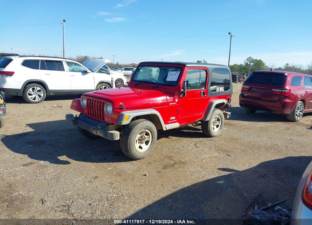 2006 JEEP WRANGLER SPORT RHD VIN: 1J4F449S36P716590