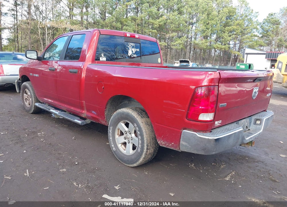 2009 DODGE RAM 1500 SLT/SPORT/TRX VIN: 1D3HV18T49S729202