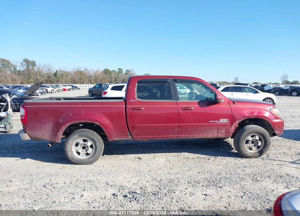 2006 TOYOTA TUNDRA LIMITED V8 VIN: 5TBDT481X6S510853