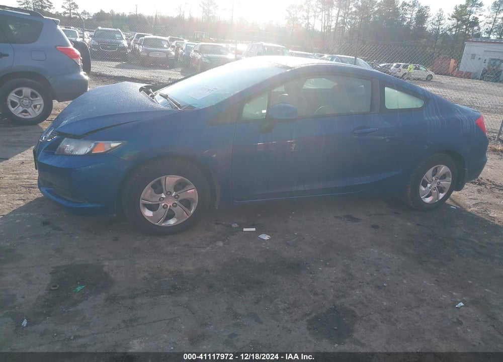 2013 HONDA CIVIC VIN: 2HGFG3B55DH507835