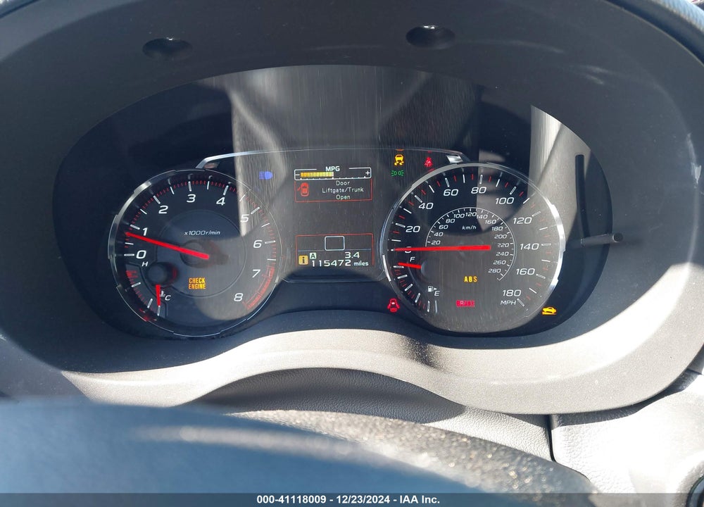 2019 SUBARU WRX LIMITED VIN: JF1VA1J60K9804668