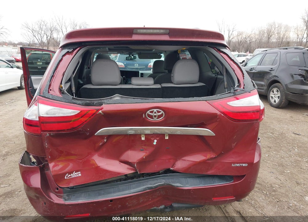 2016 TOYOTA SIENNA LIMITED PREMIUM 7 PASSENGER VIN: 5TDYK3DC2GS739591