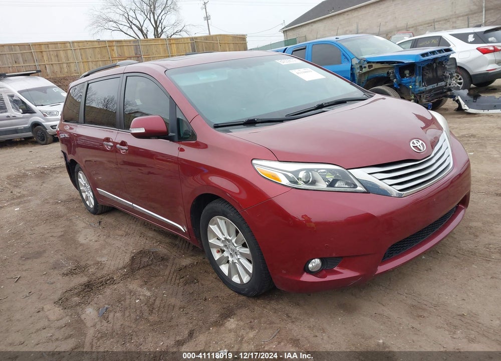 2016 TOYOTA SIENNA LIMITED PREMIUM 7 PASSENGER VIN: 5TDYK3DC2GS739591