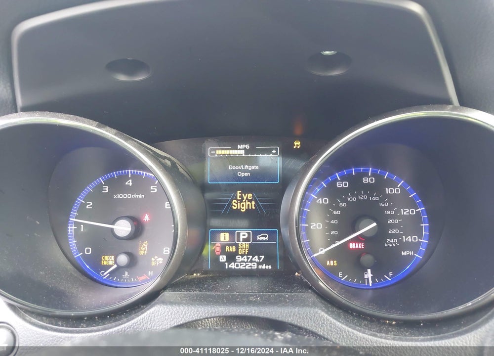 2018 SUBARU OUTBACK 2.5I LIMITED VIN: 4S4BSANC9J3225475