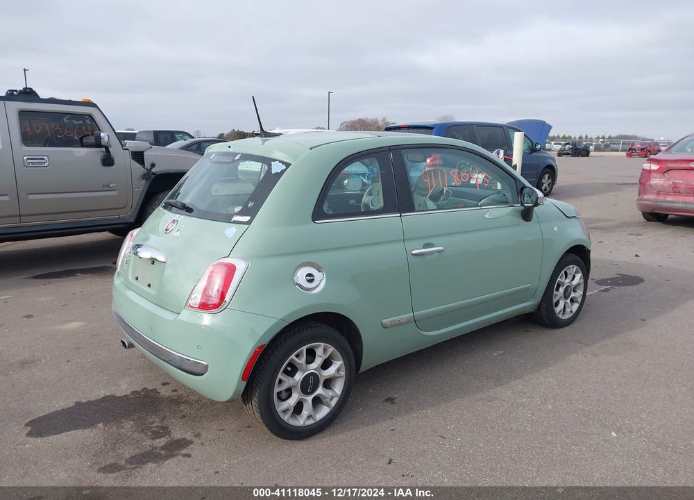 2016 FIAT 500 VIN: 3C3CFFCR8GT136418