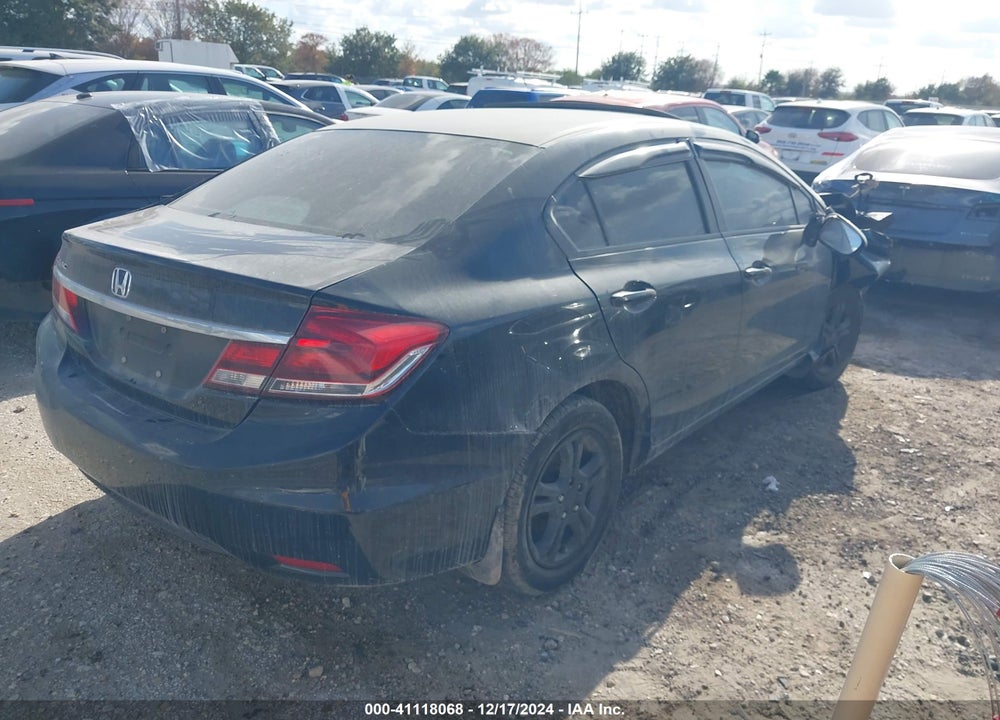 2014 HONDA CIVIC EX-L VIN: 2HGFB2F91EH551595