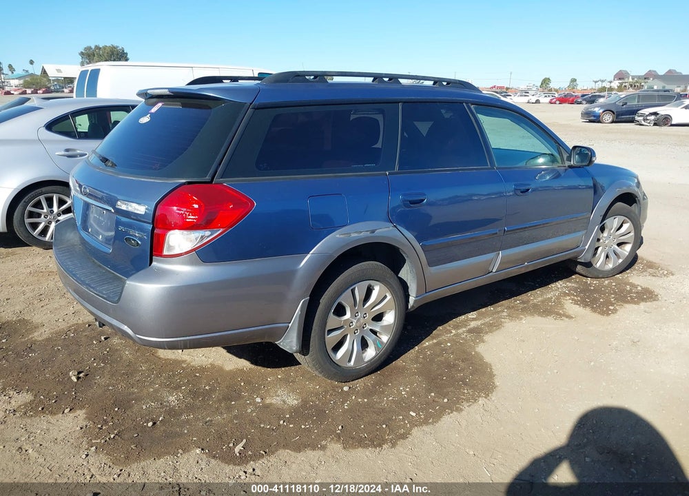 2008 SUBARU OUTBACK 3.0R L.L. BEAN EDITION VIN: 4S4BP86C384354468