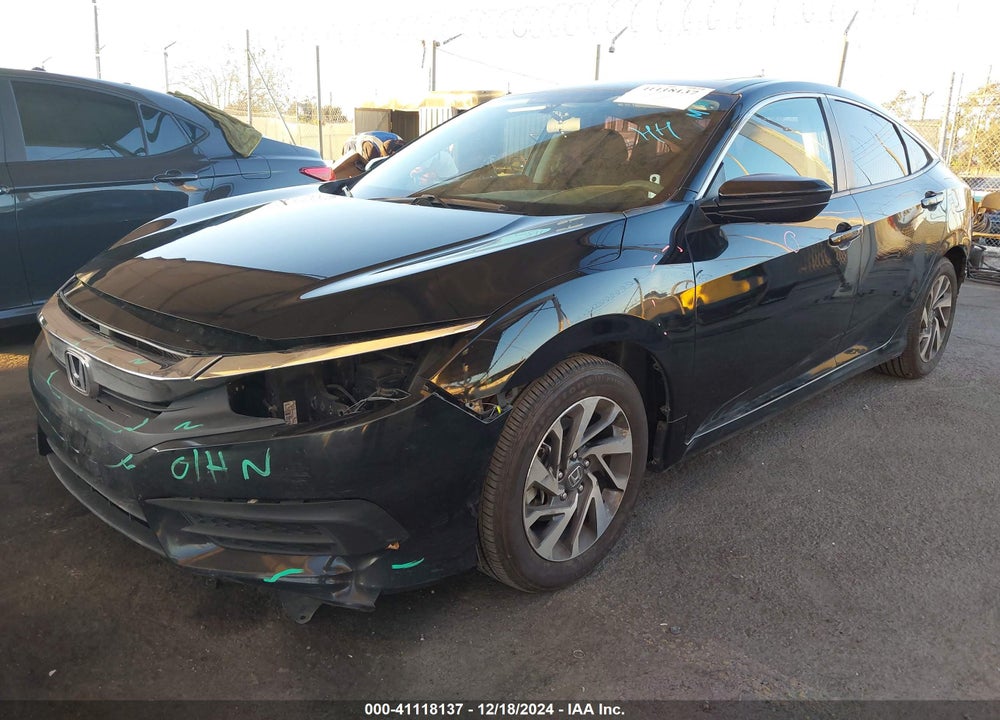 2018 HONDA CIVIC EX VIN: 2HGFC2F7XJH590868