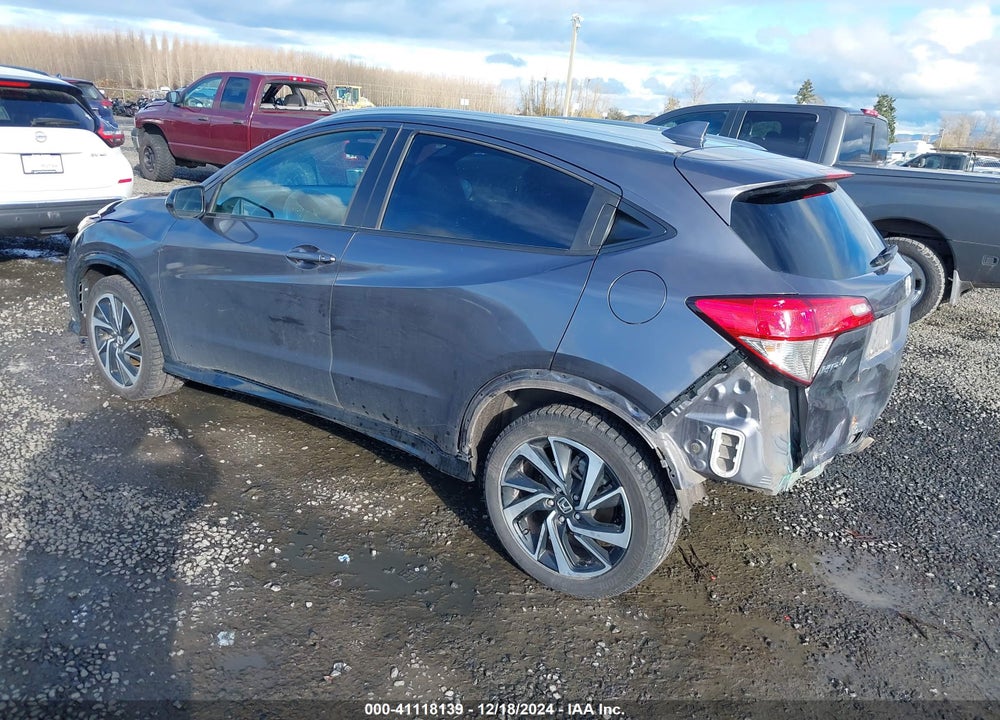 2022 HONDA HR-V AWD SPORT VIN: 3CZRU6H16NM703077