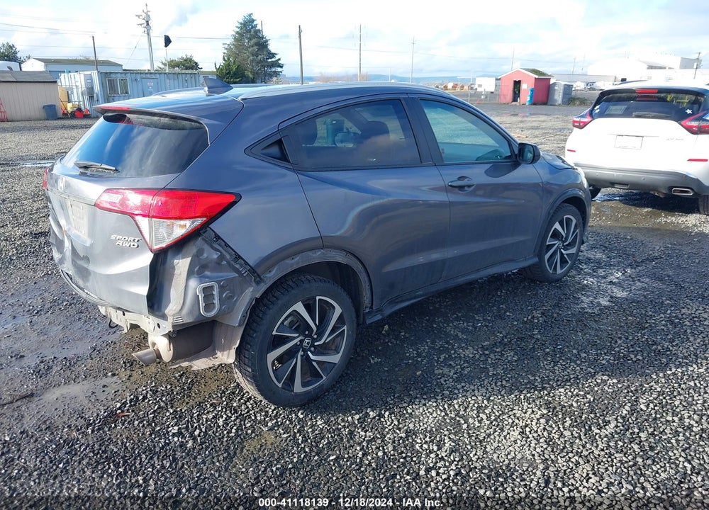 2022 HONDA HR-V AWD SPORT VIN: 3CZRU6H16NM703077