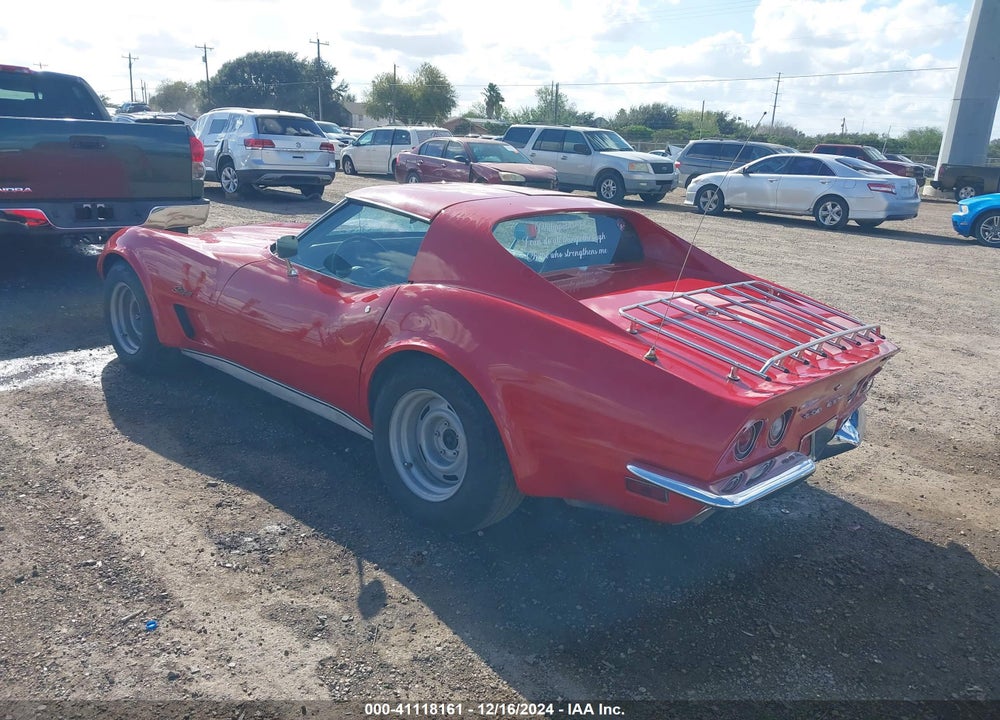 1973 CHEV CORVETTE VIN: 1Z37J3S406247