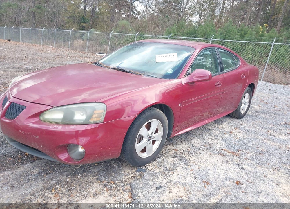 2006 PONTIAC GRAND PRIX VIN: 2G2WP582461205962