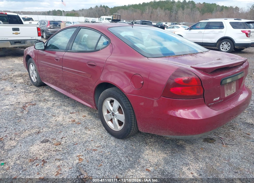2006 PONTIAC GRAND PRIX VIN: 2G2WP582461205962