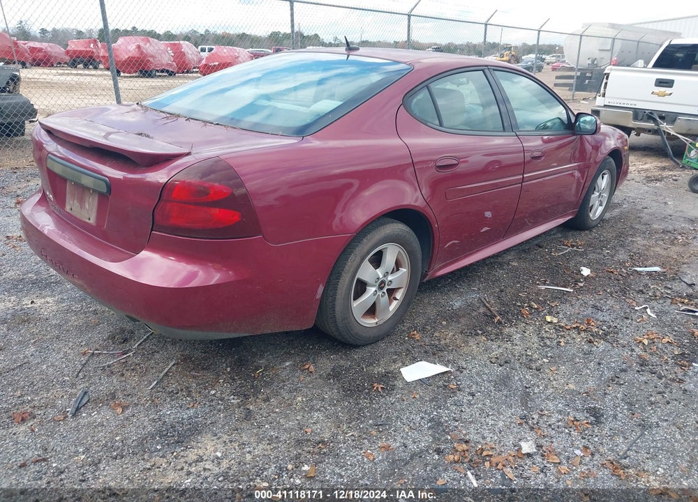 2006 PONTIAC GRAND PRIX VIN: 2G2WP582461205962