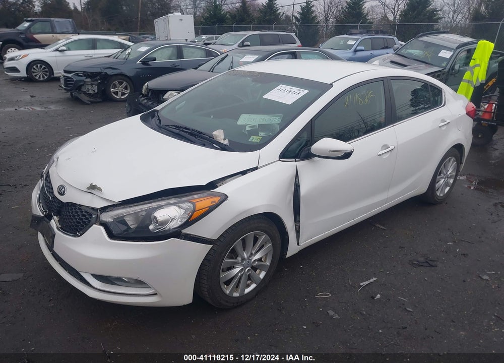 2014 KIA FORTE EX VIN: KNAFX4A85E5119851