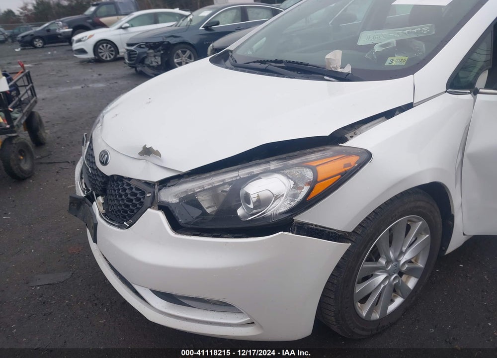 2014 KIA FORTE EX VIN: KNAFX4A85E5119851